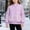 Purple, variant on Girls Stand Collar Quilted Jacket Bow Embroidery Coat Ruffle Pocket Long Sleeve Button Up Warm Outerwear Purple