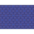 thumbnail image 1 of Ahgly Company Machine Washable Indoor Rectangle Transitional Sapphire Blue Area Rugs, 7' x 10', 1 of 7