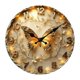 thumbnail image 1 of Reloj de pared grande, moderno y creativo en 2D, elegante, de madera, con mecanismo silencioso para el hogar. 30 centímetros, 1 of 8