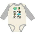 thumbnail image 3 of Inktastic Earth Day Plant a Tree Save the Bees Save the Seas Love Your Mother Earth Boys or Girls Long Sleeve Baby Bodysuit, 3 of 5