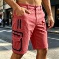 thumbnail image 2 of ZHOGXU Mens Shorts Versatile Loose Fit Zipper Breathable With Pocket Outdoor Travel Sport Wear, 2 of 7