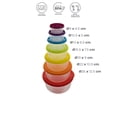 thumbnail image 4 of Contenedores Para Alimentos Ideen De Plástico Redondos Juego De 7 Piezas 170 a 4600 ml, 4 of 4