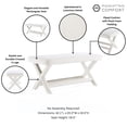 thumbnail image 4 of Manhattan Comfort Abigail Double Ottoman Bench with Solid Wood Frame in Cream, 4 of 9