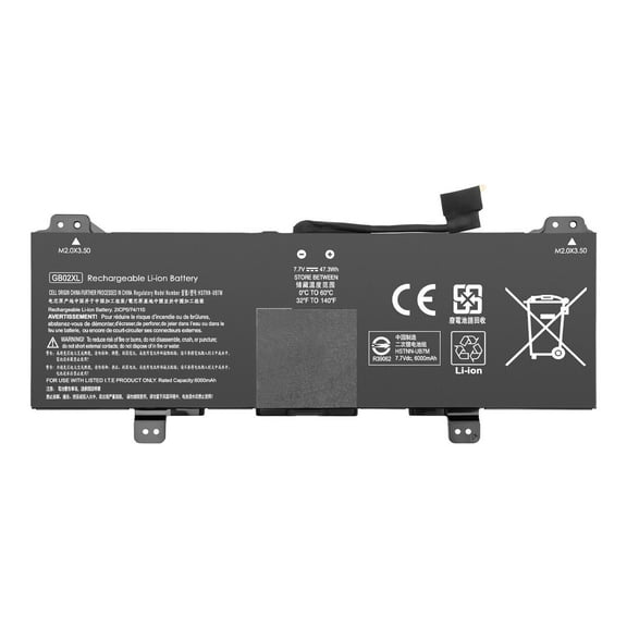 L42583-002 GB02XL Battery For HP Chromebook X360 14-DB 14-DB0050NR 7.7V 47.3WH