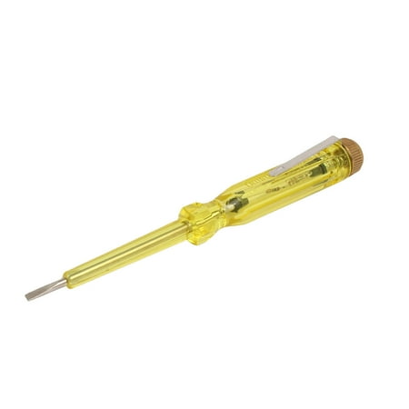 Pen Test - Unique Bargains 100-150V Plastic Handle Slotted Screwdriver Voltage Electric Test Pen