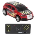 thumbnail image 2 of Mini vehículo de carreras RC de 4 vías, coche de derrape, escala 1:64, tamaño bolsillo, juguete de control remoto para interior y exterior, para niños de 3 años o más, color rojo., 2 of 14