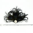 thumbnail image 4 of HNMKIU Headpiece Feather Flapper Headband Great Gatsby Headdress Vintage Prom 1016-Black-d,One Size, 4 of 9