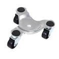 thumbnail image 2 of 1PC Steel Triangular Moving Dolly, 360 Degree Rotating Swivel Wheels Furniture Mover with Anti-Slip Pad for Heavy Appliances, Silver, 2 of 6