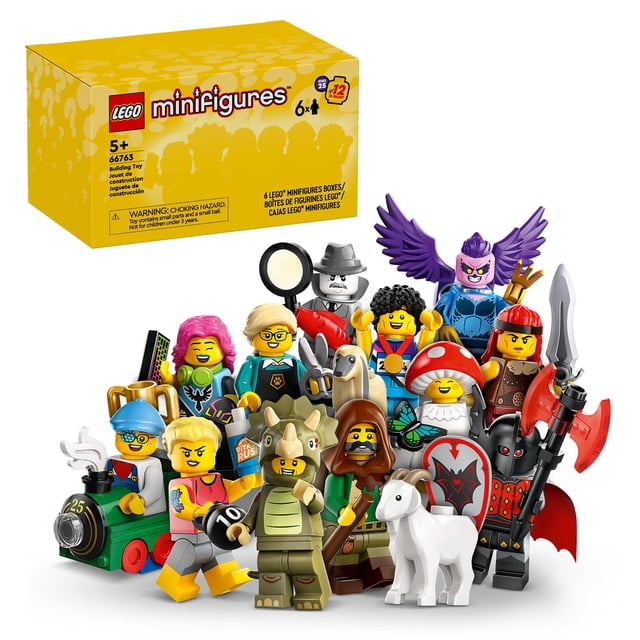 Figuras coleccionables LEGO Minifigures Serie 25 paquete de 6 para niños de 5 años o más