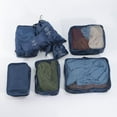 thumbnail image 3 of Mesh Panel Storage Bag 8pcs Travel Storage Bag Set Durable Clothes Packing Organizer for Home Trip, 3 of 8