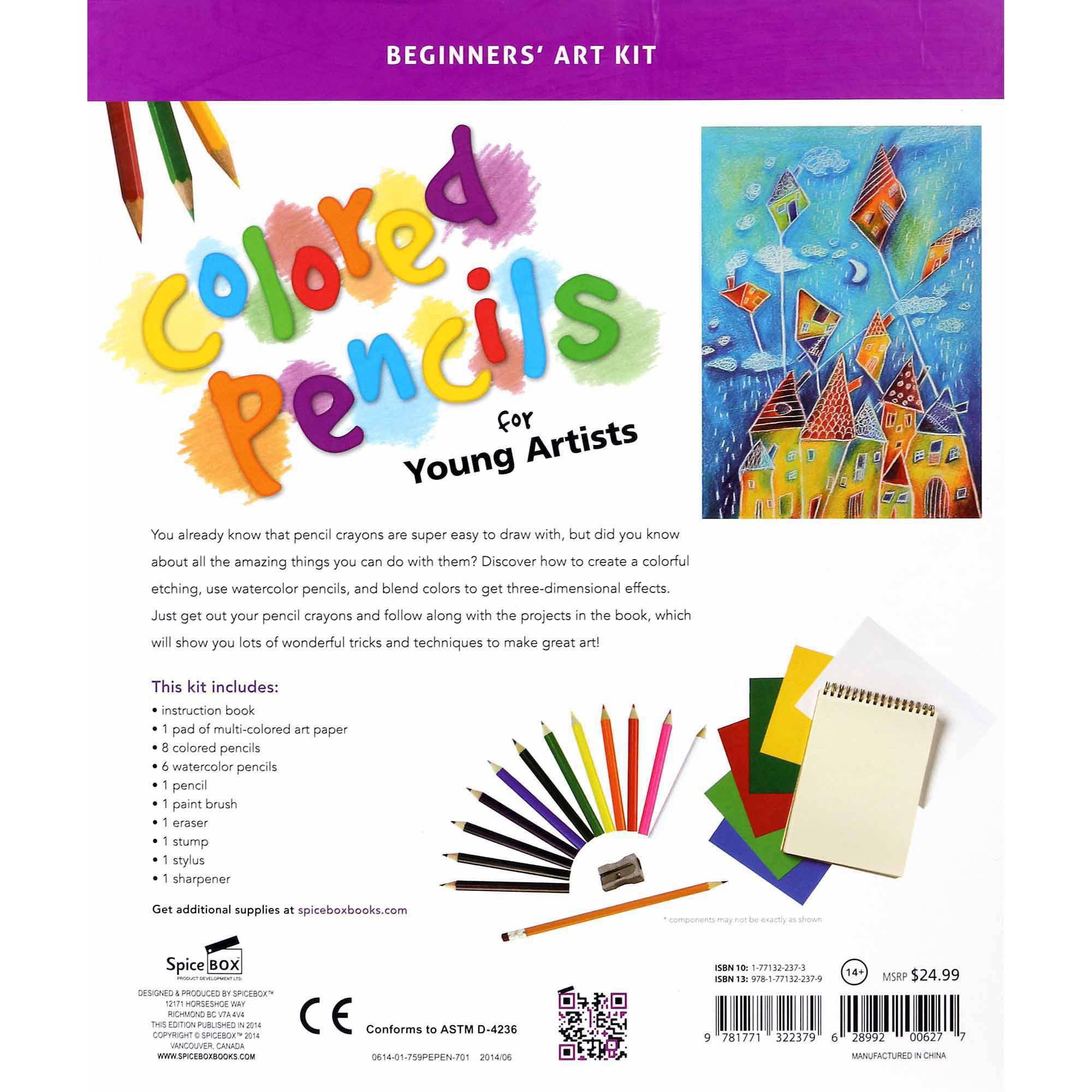  SpiceBox Children's Art Kits Petit Picasso Crayon Art Age Range  8+,Multicolor,10007 : Arts, Crafts & Sewing