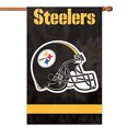 thumbnail image 1 of Bandera de los Pittsburgh Steelers NFL Party Animal para fiestas diseño de animales color negro, 1 of 3