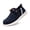 navy blue, variant on LARNMERN Steel Toe Shoes for Men Non-slip Loafer Shoe Comfortable Breathable Walking Sneakers