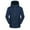 Navy, variant on Xfvqtps Men and Women Warm Snowboard Jacket Ski Coat Hooded Adjustable Drawstring Waterproof Windproof Snow Jackets Winter Mountain Coat Blue