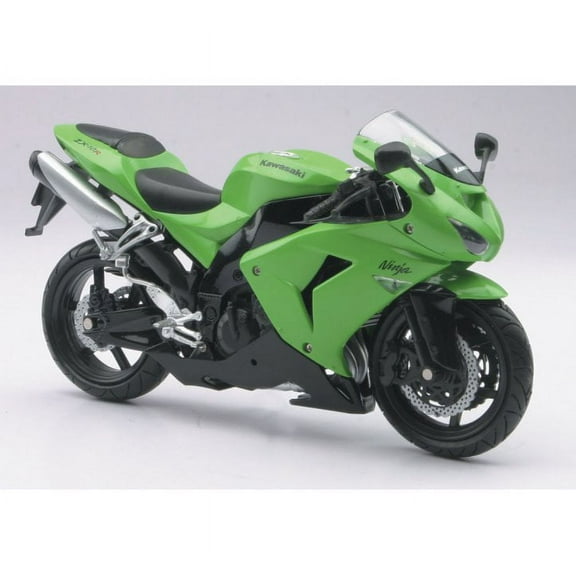 Kawasaki ZX-10R, Green - New Ray 42443A - 1/12 scale  Model Toy Motorcycle