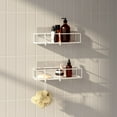 thumbnail image 5 of Umbra Cubiko Shower Bins Set of 2 Shelves White, 5 of 11