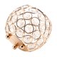 thumbnail image 5 of Portavelas de cristal Ecomeon dorado decorativo moderno 10 x 10 x 9 cm, 5 of 5