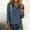 Gray, variant on Womens Denim Patchwork Pullover Tops Long Sleeve Button Ribbed Knit Shirts Casual Lightweight Western Sweaters