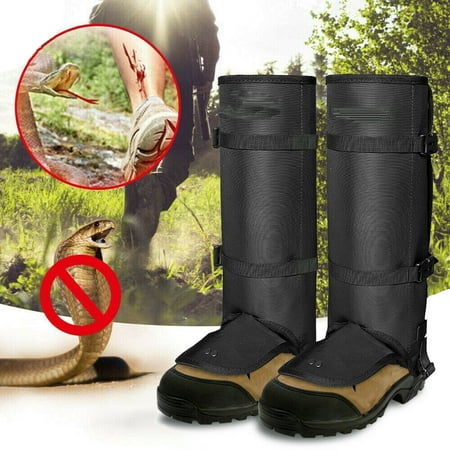 AYAMAYA Snake Guards  New Upgraded Lightweight Stab-Resistant Snake Gaiters Proof Leggings  Protects Against Snake Bite of All Types of Rattlesnakes  Adjustable Size Fits for Men and Women