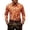A#Orange2062, variant on XIAOCHA Mens Plaid Print Button Down Shirt Long Sleeve Bavarian Oktoberfest Button-Up Top