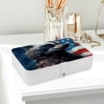 thumbnail image 6 of Independence Day Portable PU Leather Organizer Box with Removable Compartment for Jewelry Display and Storage - Jewelry Boxes Included, 6 of 6