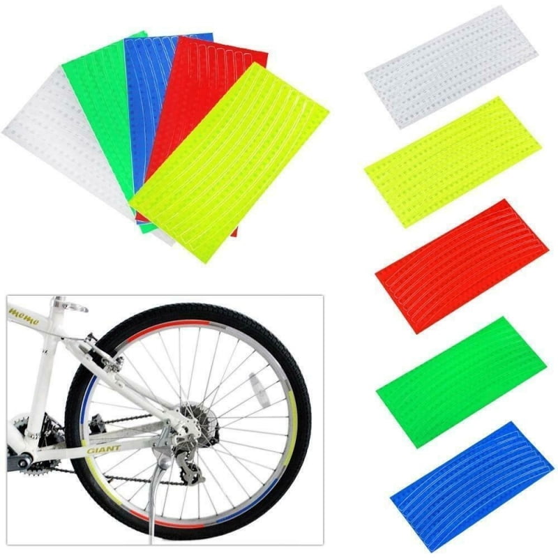 Bicycle Light Bicycle Reflective Stickers Wheel Spokes Tubes Strip
