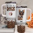 thumbnail image 3 of Personalized Dog Tumbler with Toy Terrier Dog’s Name – Custom Travel Coffee Cup 40oz, Travel Coffee Cup, Gift for Mother's day, Father's day, Christmas s099qP, 3 of 6
