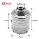 thumbnail image 5 of Kit De Brocas De 35-110mm P/pared De Cemento/concreto 8 Pzs Plata, 5 of 5