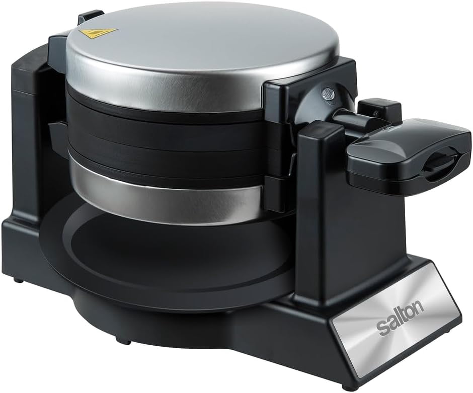 Salton Rotating Double Belgian Waffle Maker