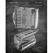 Original Accordion Artwork Submitted In 1938 - Music - Patent Art Print