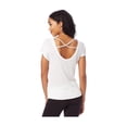 thumbnail image 2 of Camiseta básica Aeropostale de punto transparente con Cuello redondo blanca Mediana, 2 of 3