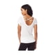 thumbnail image 2 of Camiseta básica Aeropostale de punto transparente con Cuello redondo blanca Mediana, 2 of 3