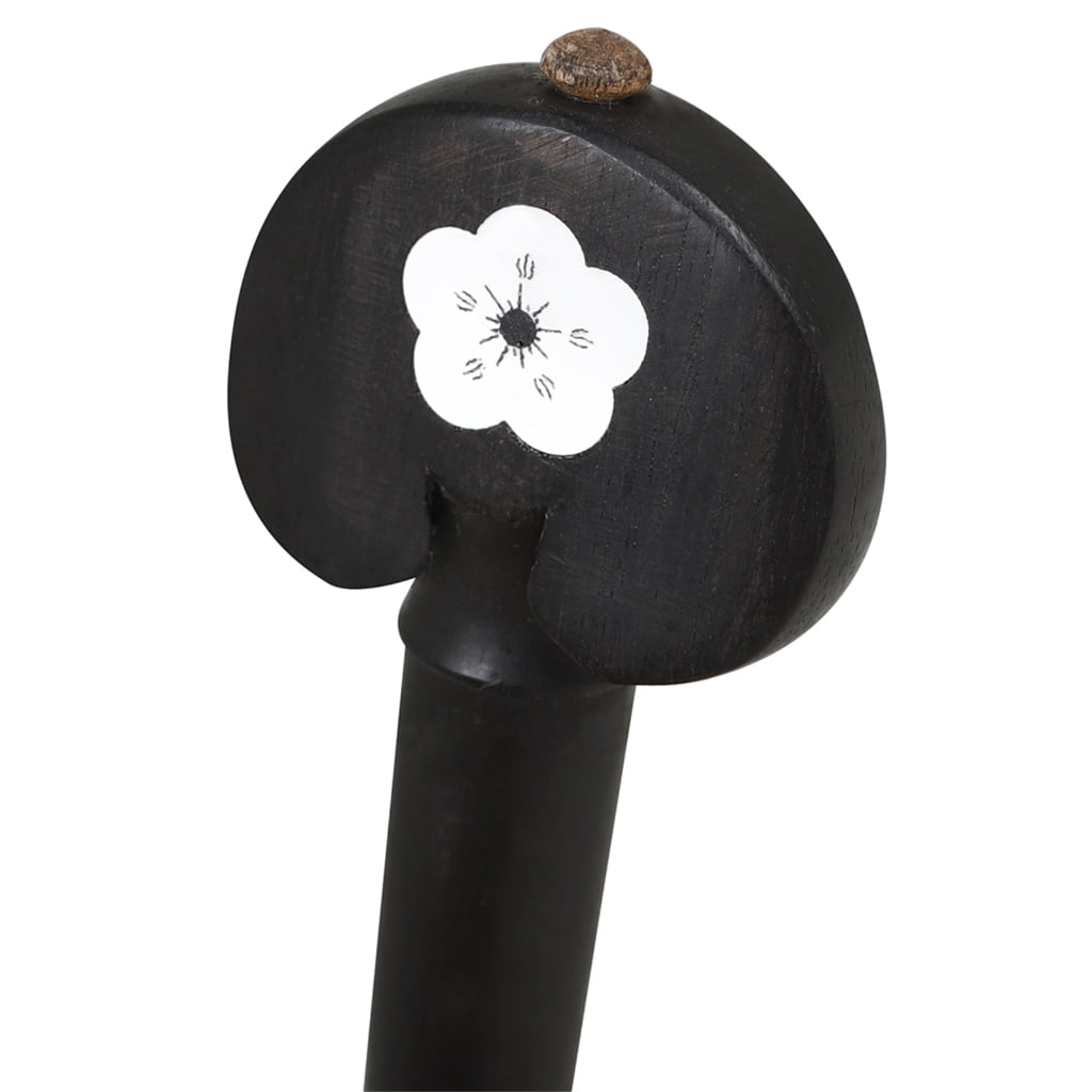 BQBQERT 4Pcs Cello Machine Head Ebony Wood Cello Tuning Pegs Cello Shaft Handle Tuners Musical Instruments Accessories