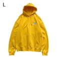 thumbnail image 1 of Sudadera con capucha de primavera con estampado de hombres y mujeres, suéter con capucha, abrigo, top de pareja, amarillo, L kenally  AP001403-15B, 1 of 7
