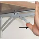 thumbnail image 5 of 2 soportes de estante plegables, soporte de estante triangular plegable de metal resistente y resistente, ahorro de espacio para mesa de banco con tornillos, 5 of 5