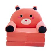 HJQEQVD Toddler Chair Kids Sofa Toddler Sofa Kids Couch Fold Out 2 in 1 Flip Out Couch and Mini Sofa for Girls and Baby Couch for 1-4 Year Olds - Cute and Comfy Baby Sofa E