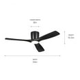 thumbnail image 3 of Kichler Lighting - Volos - 3 Blade Ceiling Fan with Light Kit In Modern, 3 of 4