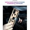 thumbnail image 4 of for Moto G Pure Phone Case,with HD Screen Protector, [ Grade] Ring Car Mount Kickstand Hybrid Hard PC Soft TPU Shockproof Protective Case for Moto G Pure (Gold), 4 of 12