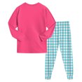thumbnail image 5 of CAICJ98 Toddler Girl Clothes 2-9Y Girls Fall Winter Outfit 2Pcs Set Toddler Kids Clothes for Girls Long Sleeve Shirt Top + Print Pants Outfits Little Girls' Clothing Set, 5 of 9