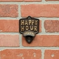 thumbnail image 3 of Metal Wall Mount Happy Hour Beer Bottle Cap Opener Bartender Accessories Home Bar Decor, 3 of 4