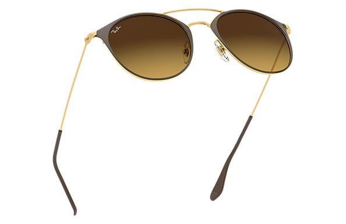Ray-Ban RB3546 900985 49M Gold Top Brown/Brown Gradient Sunglasses For Men For Women - image 2 of 5
