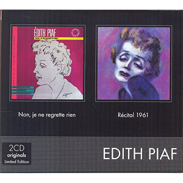 Edith Piaf Non Je Ne Regrette Rien Recital 1961 Cd Walmart Com Walmart Com