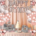thumbnail image 3 of Decoración de fiesta de cumpleaños, cortina de flecos con pancarta de feliz cumpleaños, 3 of 4