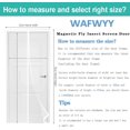 thumbnail image 2 of WAFWYY Magnet Fly Screen Door Insect Protection, Magnetic Adhesive Curtain Installation Without Drilling, Magnetic Mosquito Net Closure, Full Frame, 8, 2 of 5