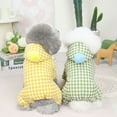 thumbnail image 5 of Multicolor Fur Ball Four Legs Cotton-padded Cloth Warm Dog Clothes Small Dog Autumn And Winter Pet Clothes pink XL, 5 of 8