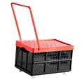 thumbnail image 4 of Contenedor de almacenamiento multifuncional Organizador Hogar Comida Bebida Garaje Plegable Plegable Camping Caja Cajas para jardín al negro con rueda Soledad Cajas de campamento al aire libre, 4 of 10