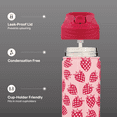 thumbnail image 3 of TAL Stainless Steel Ranger Water Bottle with Easy Sip Straw 26 fl oz, Strawberry Print, 3 of 10