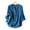 #172-Dark Blue, variant on Warop Women's 3/4 Sleeve Tops Cardigan V-Neck Button-Up Casual Loose Fit Blouses
