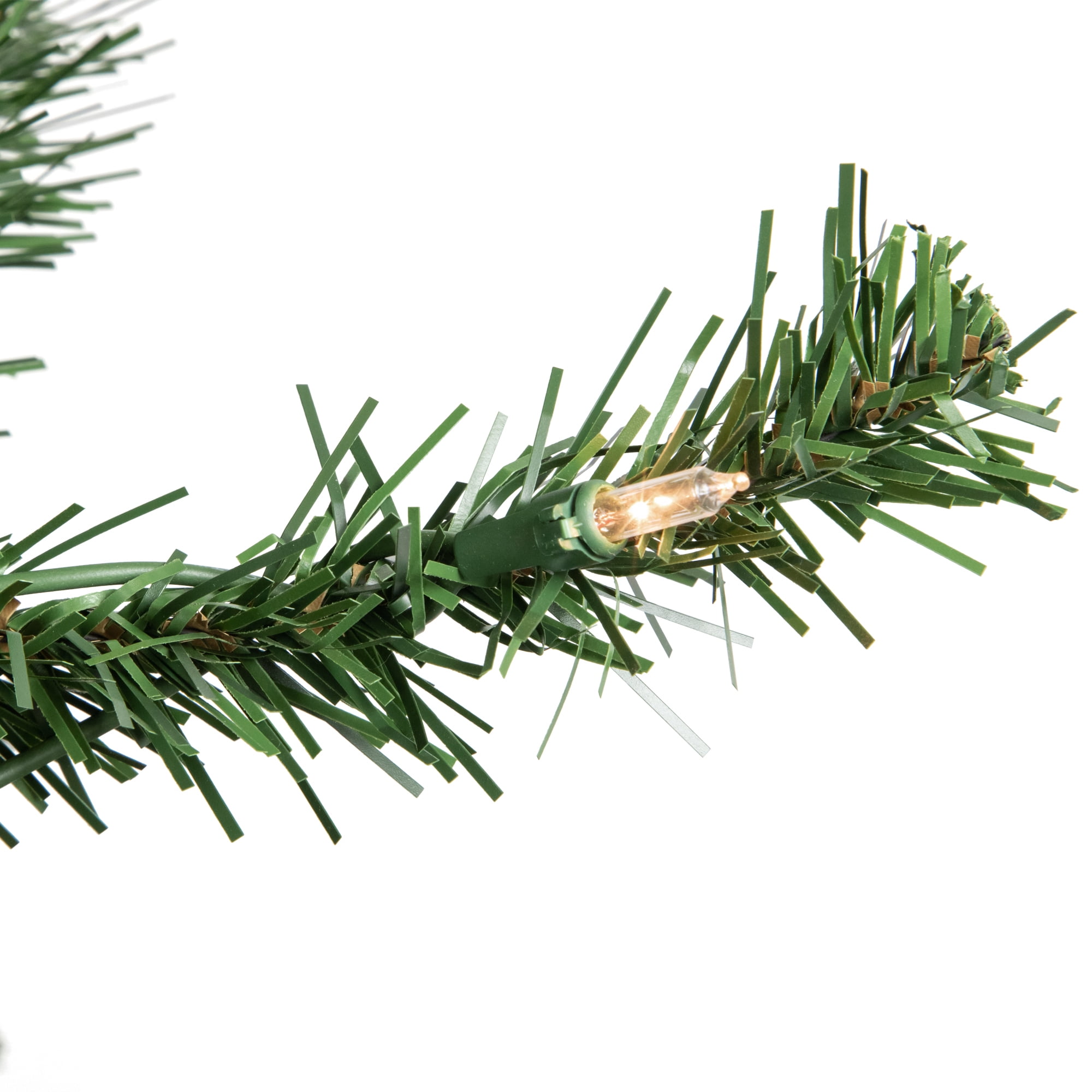 Northlight Pre-Lit Pendleton Spruce Slim Artificial Christmas Tree Clear Lights