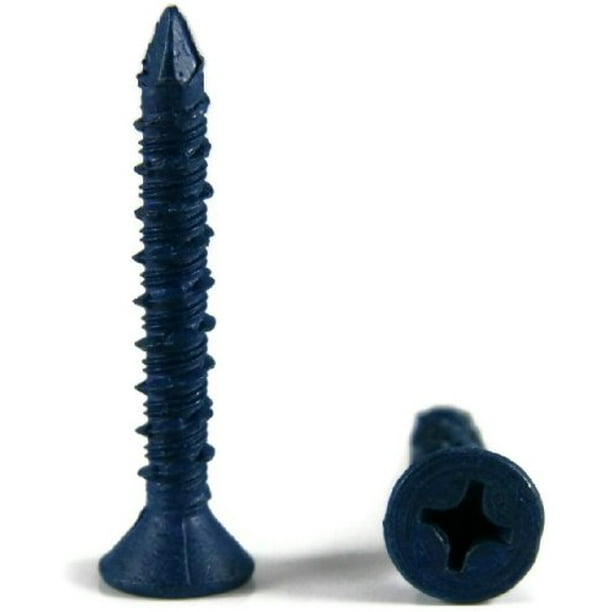 Phillips Flat Head Tapcon Concrete Masonry Screw 3/16 x 21/4 Qty100